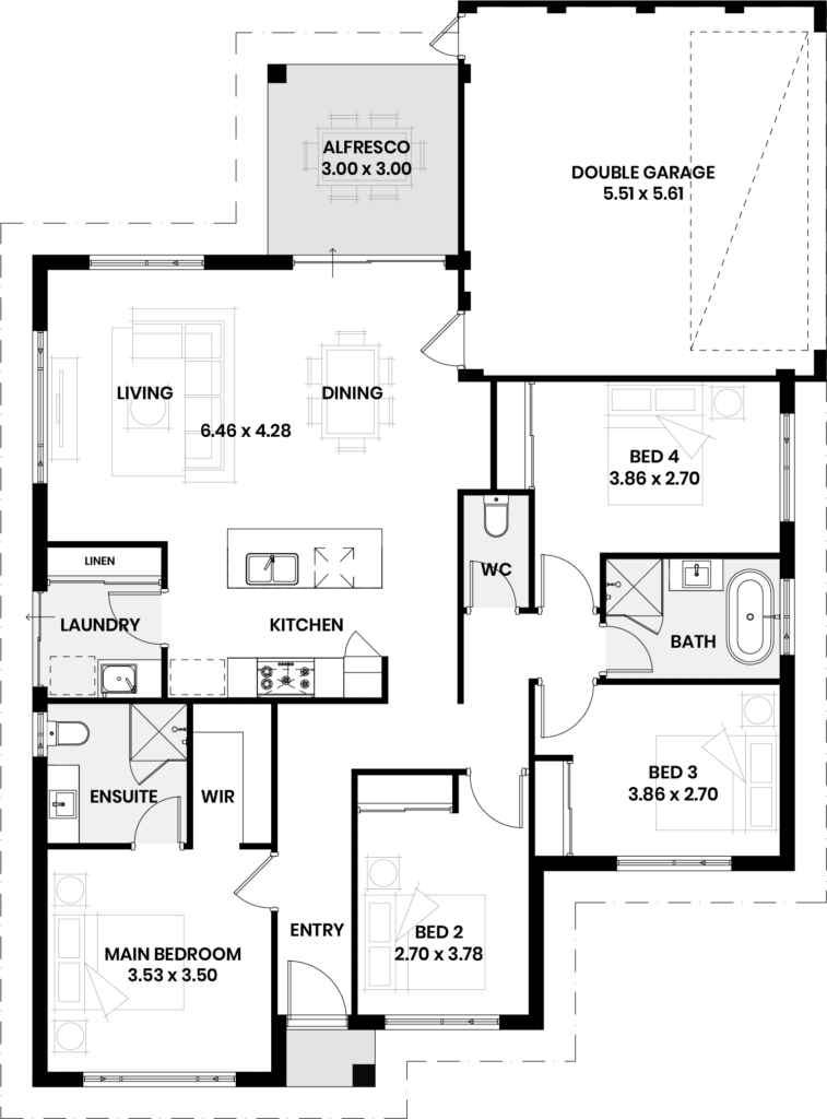 The Fairview floor plan
