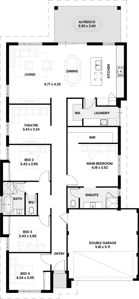 The Somerset floor plan
